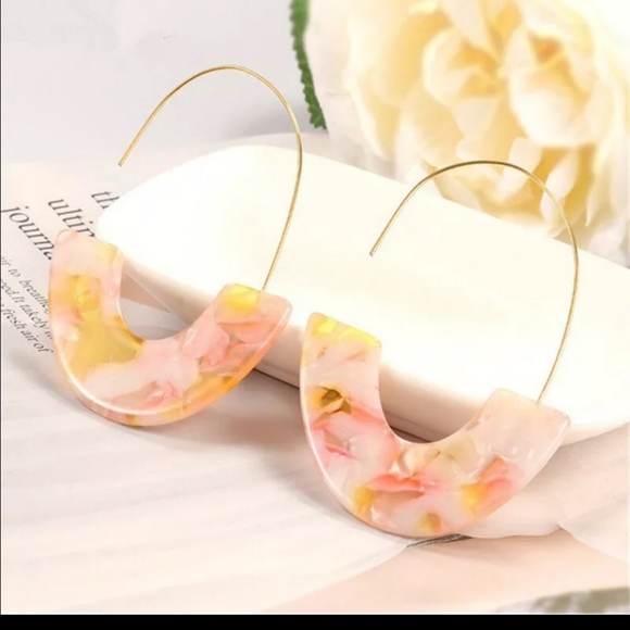 Charmed-Fashion Jewelry - 2/$30 Acrylic Drop Earrings